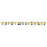 Bannière articulée - Happy Birthday - Détestable Moi - 6.5'